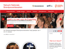 Tablet Screenshot of brandpreventieweek.nl